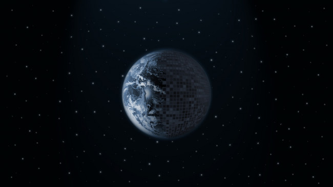 Обои картинки фото космос, арт, планета