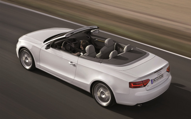 Обои картинки фото audi, a5, cabriolet, 2013, автомобили, 