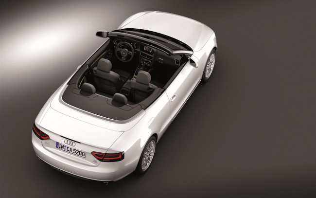 Обои картинки фото audi, a5, cabriolet, 2013, автомобили