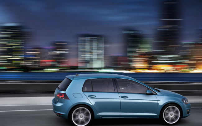 Обои картинки фото автомобили, volkswagen, golf, vii, sedan