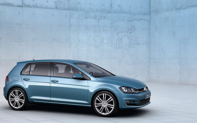 Обои картинки фото автомобили, volkswagen, golf, vii, sedan