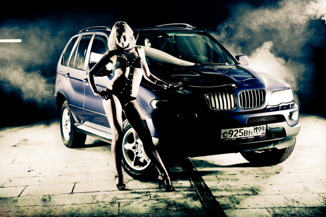 Обои картинки фото автомобили, авто, девушками, tuning