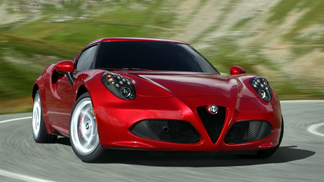 Обои картинки фото alfa, romeo, 4c, автомобили, италия, automobiles, s, p, a, легковые, fiat, group