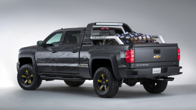 Обои картинки фото chevrolet, silverado, автомобили, gm, division, легковые, грузовые, детройт, сша