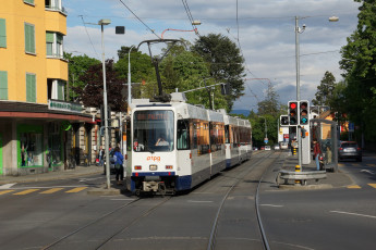 Картинка техника трамваи трамвай город рельсы