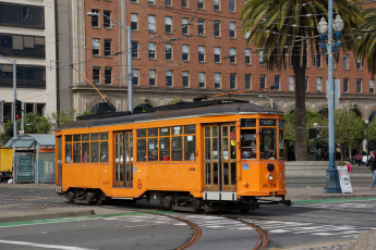 Картинка техника трамваи трамвай город рельсы