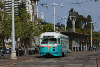Картинка техника трамваи трамвай город рельсы