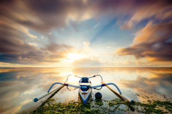 Картинка корабли лодки +шлюпки океан пляж каноэ балансиры