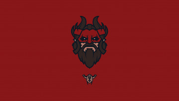 Картинка рисованные минимализм красный