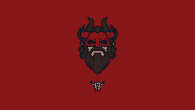 Обои картинки фото рисованные, минимализм, красный