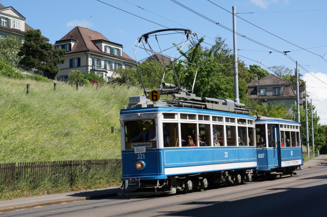 Обои картинки фото техника, трамваи, трамвай, город, рельсы