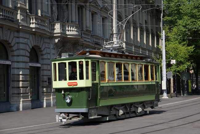 Обои картинки фото техника, трамваи, трамвай, город, рельсы