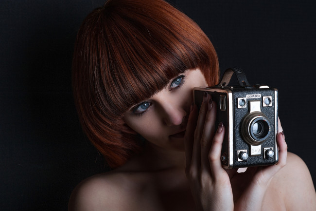 Обои картинки фото девушки, -unsort , лица,  портреты, взгляд, лицо