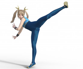 Картинка 3д+графика люди+ people поза фон взгляд девушка