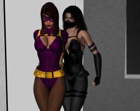 Картинка 3д+графика фантазия+ fantasy девушки фон взгляд