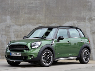 Картинка автомобили mini cooper s countryman r60 2014г зеленый