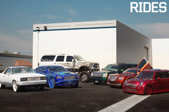 Картинка автомобили разные+вместе rides