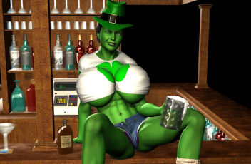 Картинка 3д+графика существа+ creatures фон взгляд девушка