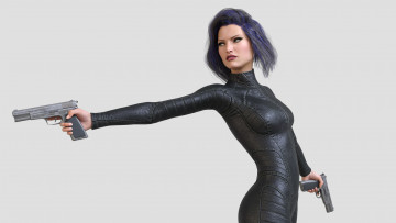 Картинка 3д+графика люди+ people фон девушка взгляд