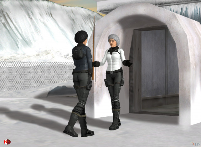 Обои картинки фото 3д графика, люди , people, фон, девушки, взгляд