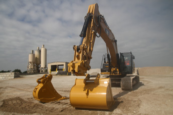 Картинка техника экскаваторы caterpillar