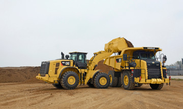 Картинка техника фронтальные+погрузчики caterpillar
