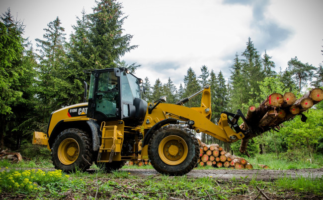 Обои картинки фото техника, фронтальные погрузчики, caterpillar