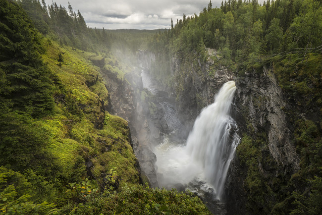 Обои картинки фото природа, водопады, простор