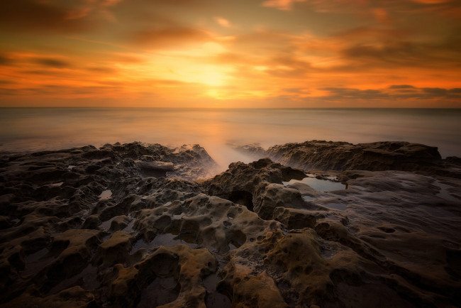 Обои картинки фото природа, восходы, закаты, простор