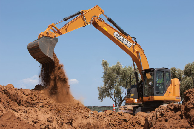 Обои картинки фото техника, экскаваторы, case