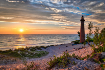 Картинка природа восходы закаты простор