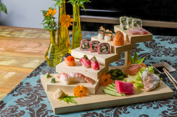 Картинка еда рыба +морепродукты +суши +роллы снедь