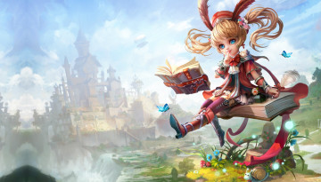 Картинка фэнтези магия девочка