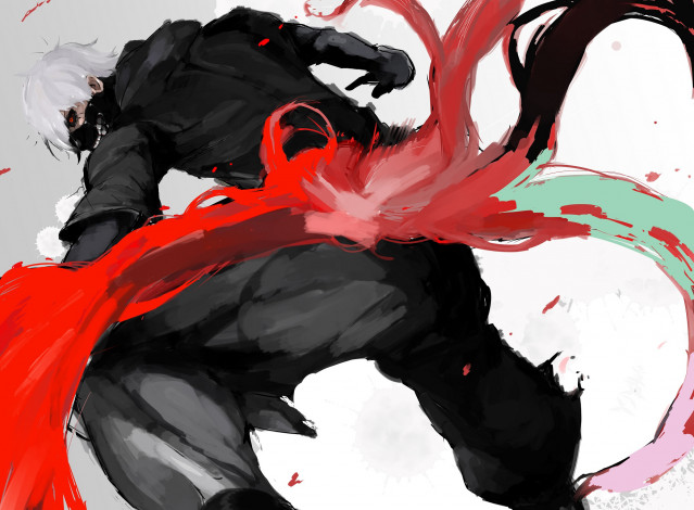 Обои картинки фото аниме, tokyo ghoul, токийский, гуль