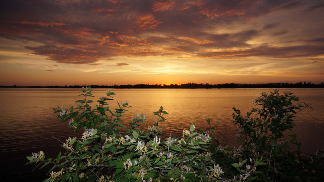 Обои картинки фото природа, восходы, закаты, простор