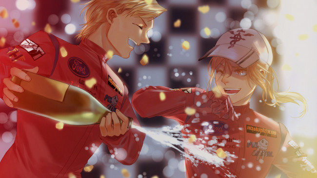 Обои картинки фото аниме, unknown,  другое , парни