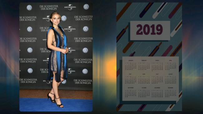 Обои картинки фото календари, знаменитости, фотосессия, улыбка, женщина