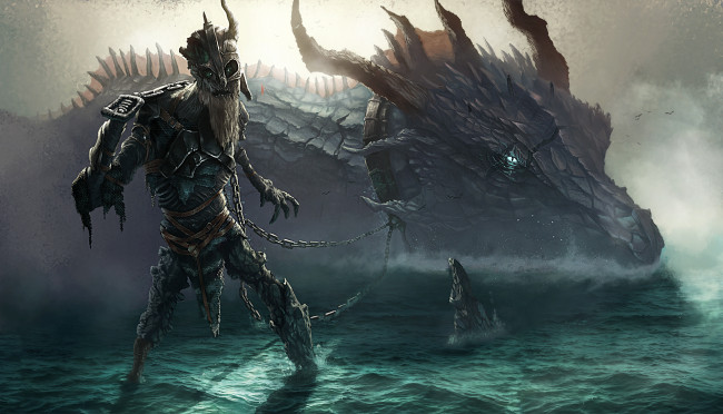 Обои картинки фото фэнтези, драконы, дракон, существо