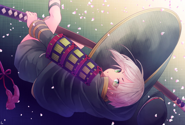 Обои картинки фото аниме, touken ranbu, девушка