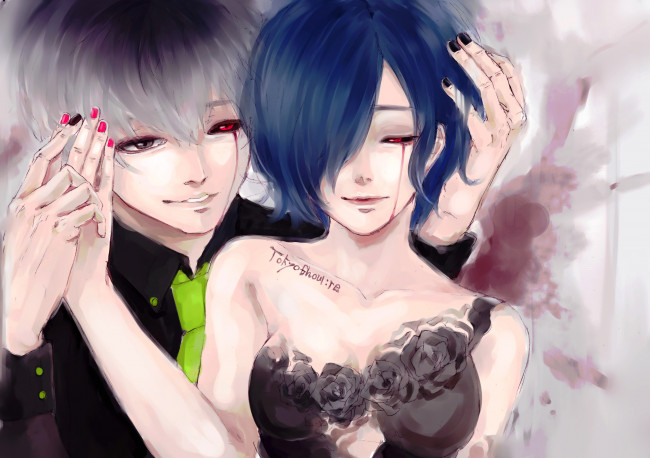 Обои картинки фото аниме, tokyo ghoul, токийский, гуль