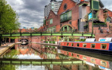 Картинка birmingham england города -+мосты