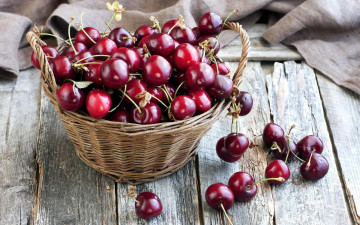 Картинка еда вишня +черешня вишни