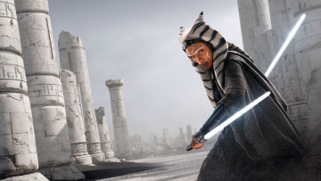 Картинка ahsoka+ мини–сериал+2023 кино+фильмы ahsoka асока фантастика фэнтези боевик disney розарио доусон rosario dawson tano
