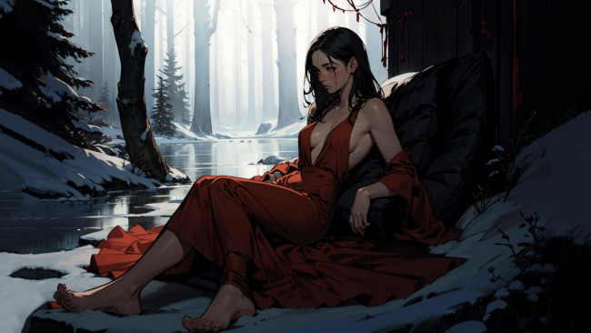 Обои картинки фото фэнтези, вампиры, нейросети, графика, нейроарт, ai, art, нейронные, сети, рисунки, нейро, искусство