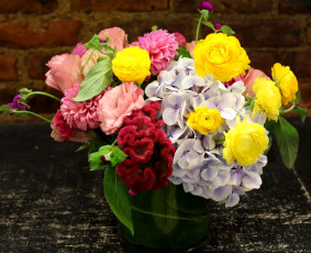 обоя цветы, букеты,  композиции