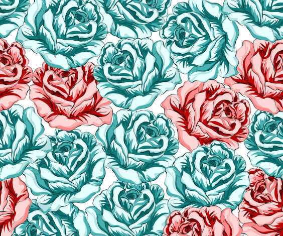 Обои картинки фото рисованное, цветы, розы