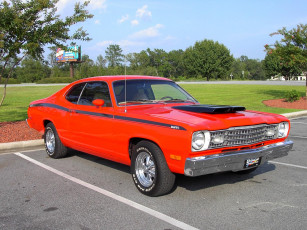 Картинка 1974 plymouth duster classic автомобили