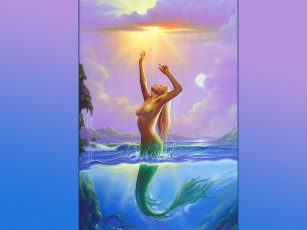 обоя фэнтези, русалки