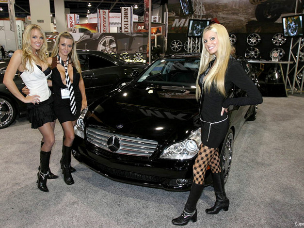 Обои картинки фото mercedes, benz, автомобили, авто, девушками