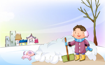 Картинка рисованные дети